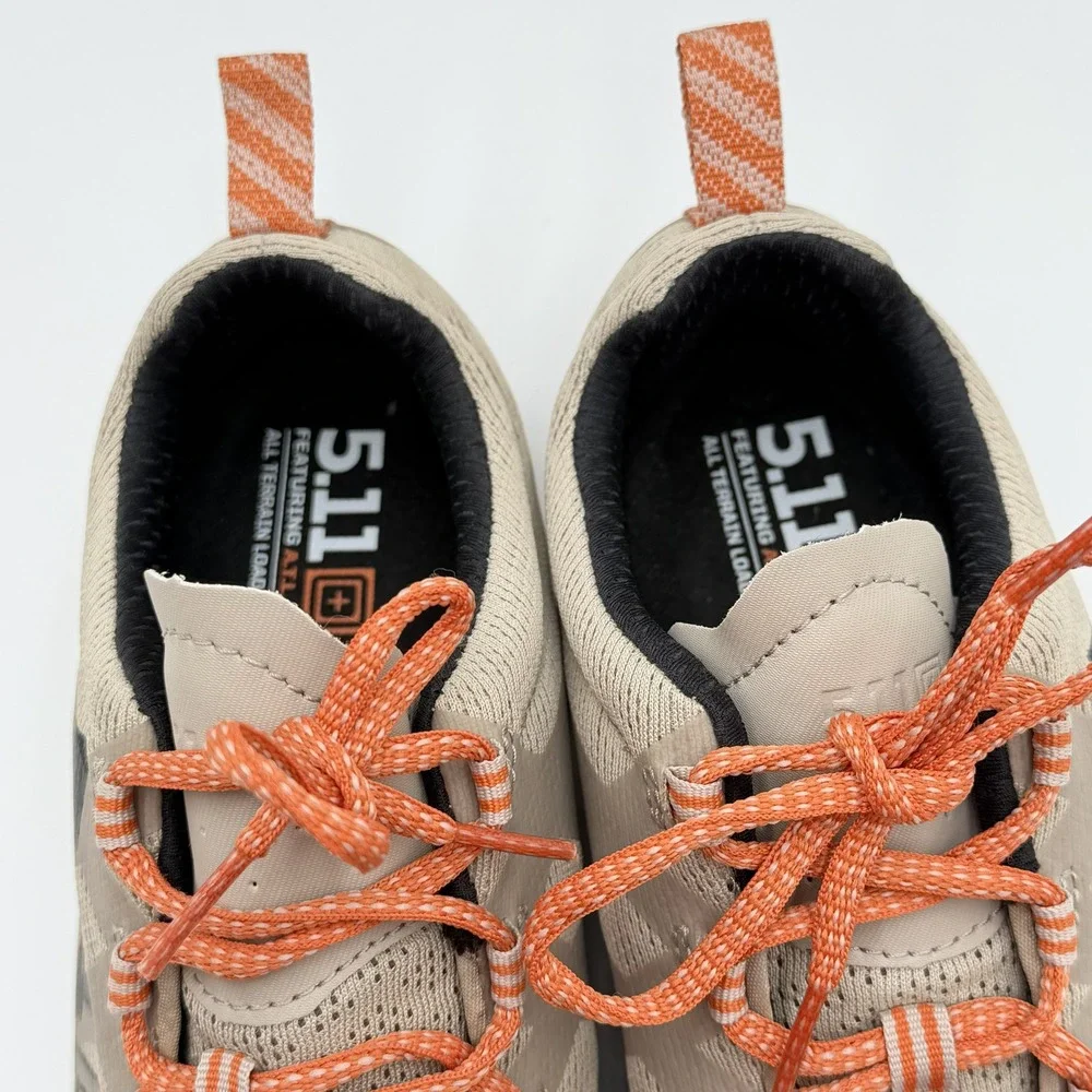 5.11 Tactical A/T Trainer Shoes Mens 9.5 Dune Tan Low Top Training Sneakers